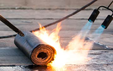 Clapton On The Hill asphalt flat roofing repairs